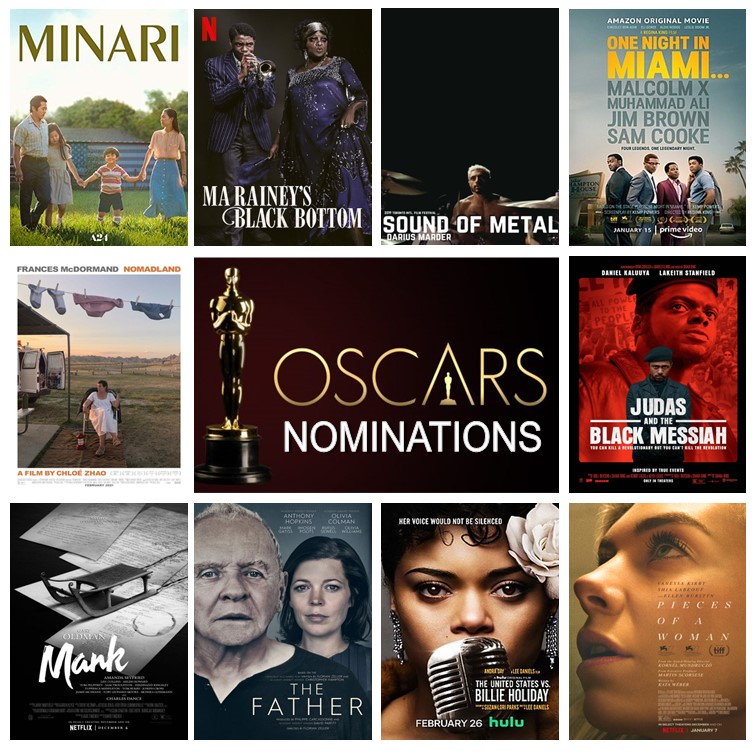 2021 Oscars Nominations West Des Moines Public Library